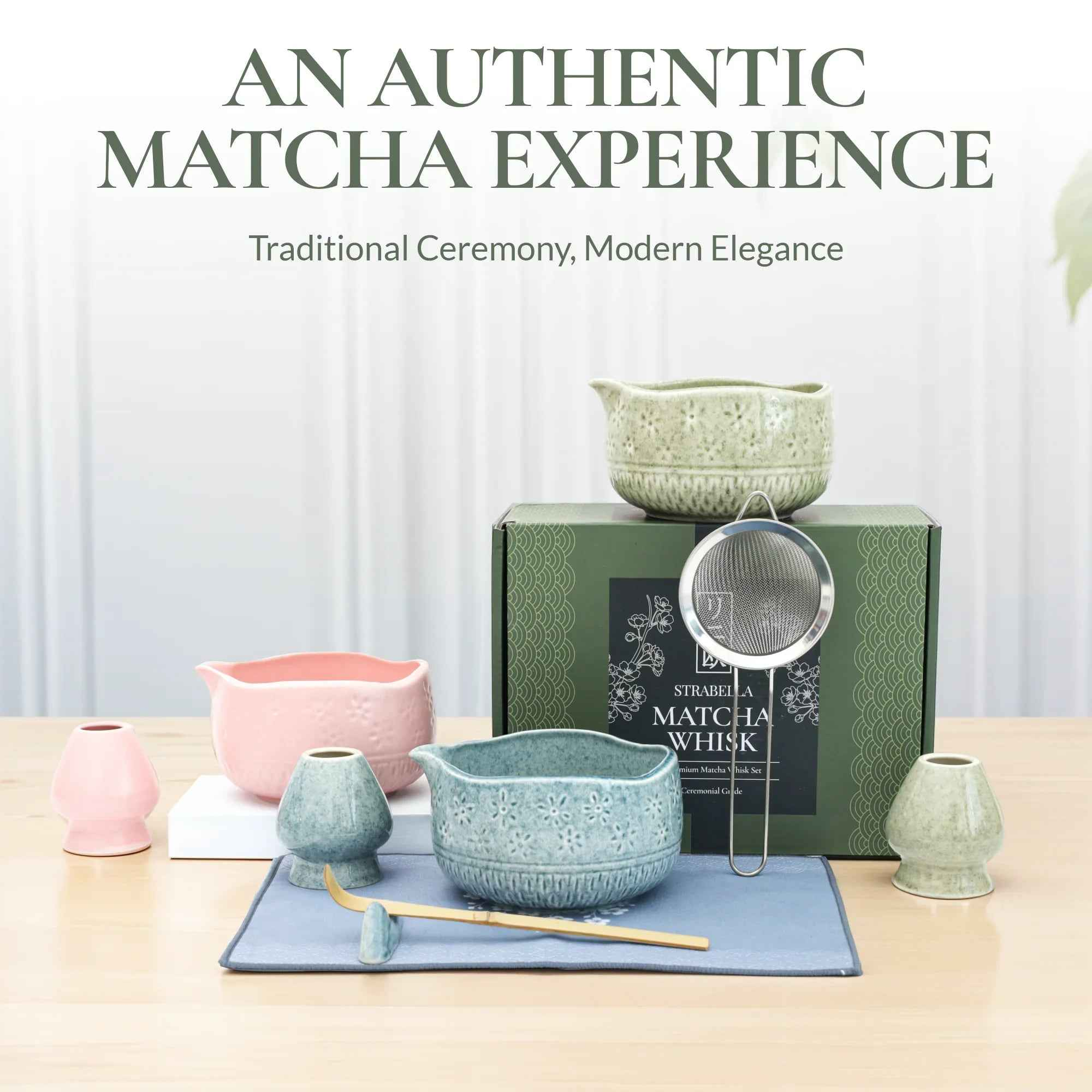 Strabella Matcha Whisk Set